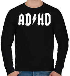 printfashion ADHD - Férfi pulóver - Fekete (13247794)