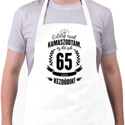 printfashion kamasz-65-black - Kötény - Fehér (4902650)