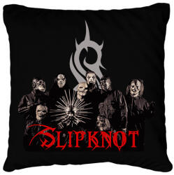 printfashion slipknot - Párnahuzat, Díszpárnahuzat - Fekete (13990199)