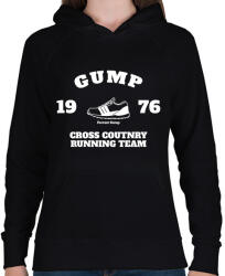 printfashion Gump 1976 - Női kapucnis pulóver - Fekete (14822363)