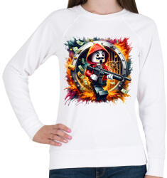 printfashion LEGO - A nagy pénzrablás - La casa de papel - Női pulóver - Fehér (15385845)