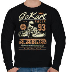 printfashion gokart - Férfi pulóver - Fekete (13717333)
