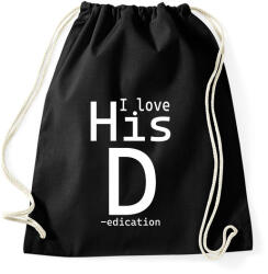 printfashion I love - női - Sportzsák, Tornazsák - Fekete (15609283)