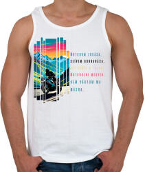 printfashion Motoros - Férfi atléta - Fehér (16419056)