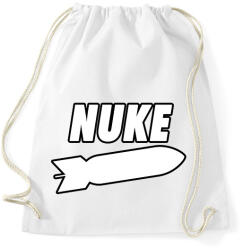 printfashion Nuke - Sportzsák, Tornazsák - Fehér (1698325)