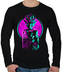 printfashion Vintage harcos - Férfi hosszú ujjú póló - Fekete (1226973)