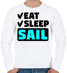 printfashion ESS - Férfi pulóver - Fehér (2116588)