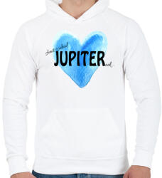 printfashion Amit szabad Jupiternek. . . - Férfi kapucnis pulóver - Fehér (871105)