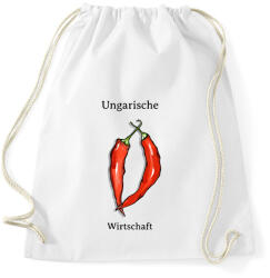 printfashion Ungarische Wirtschaft - Sportzsák, Tornazsák - Fehér (11591361)