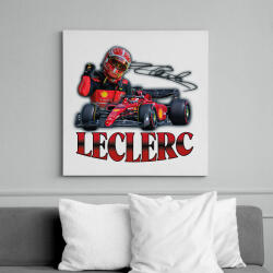 printfashion Leclerc F1 - Vászonkép - Fehér (11972519)