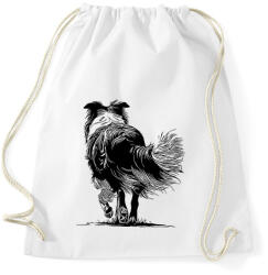 printfashion Border collie - Sportzsák, Tornazsák - Fehér (16696082)