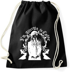 printfashion i'm allergic to color - Sportzsák, Tornazsák - Fekete (13512234)