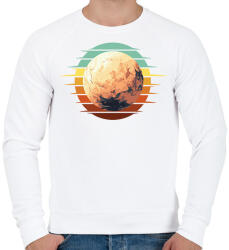 printfashion Plutó - Férfi pulóver - Fehér (14730232)