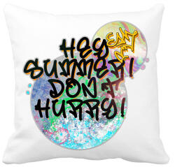printfashion Summer feeling - Párnahuzat, Díszpárnahuzat - Fehér (2822125)