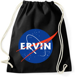 printfashion Ervin Nasa névnap - Sportzsák, Tornazsák - Fekete (2768277)