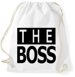printfashion The Boss - Sportzsák, Tornazsák - Fehér (1104691)