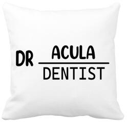 printfashion Dr. Acula - Dentist - Párnahuzat, Díszpárnahuzat - Fehér (7234430)