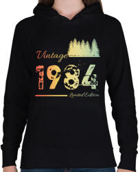 printfashion 1984 - Női kapucnis pulóver - Fekete (12616215)