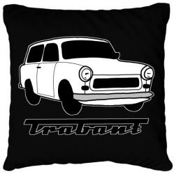 printfashion Trabant - Párnahuzat, Díszpárnahuzat - Fekete (5534489)