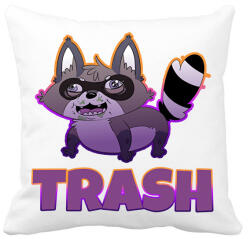 printfashion Trashpanda - Párnahuzat, Díszpárnahuzat - Fehér (16278453)
