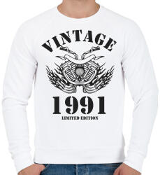 printfashion 1991 - Férfi pulóver - Fehér (6220670)