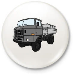 printfashion Ifa - Kitűző, hűtőmágnes - Fehér (4232041)