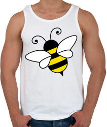 printfashion Méhecske - Férfi atléta - Fehér (2329528)