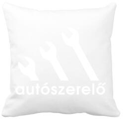 printfashion Autószerelő - Párnahuzat, Díszpárnahuzat - Fehér (4711298)