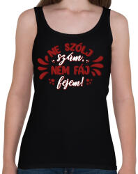 printfashion Ne szólj szám - Női atléta - Fekete (7545371)