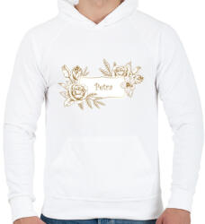 printfashion Petra - Férfi kapucnis pulóver - Fehér (2815715)
