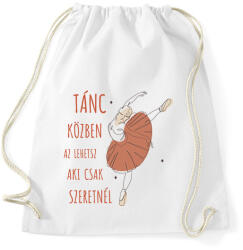 printfashion Tánc közben - Sportzsák, Tornazsák - Fehér (7165862)