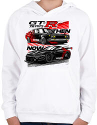 printfashion Nissan Advan GTR - Gyerek kapucnis pulóver - Fehér (11419574)