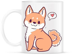 printfashion Akita puppy - Bögre - Fehér (4841447)