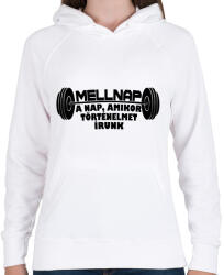 printfashion Mellnap - Női kapucnis pulóver - Fehér (2393754)