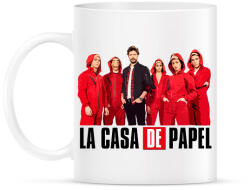 printfashion La casa de papel team - Bögre - Fehér (4895242)