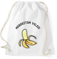 printfashion BANANA - Sportzsák, Tornazsák - Fehér (9977856)