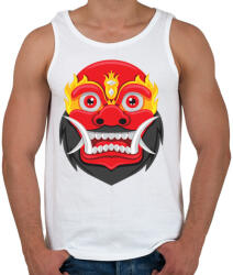 printfashion Bali Maszk - Férfi atléta - Fehér (107952)