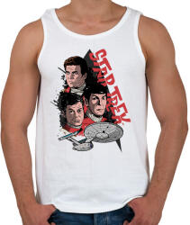 printfashion Star Trek - Férfi atléta - Fehér (2314248)