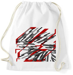 printfashion Vonalak - Sportzsák, Tornazsák - Fehér (4042671)
