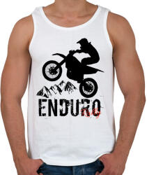 printfashion Enduro - Férfi atléta - Fehér (4252699)