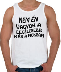 printfashion Nem én vagyok - Férfi atléta - Fehér (5006066)