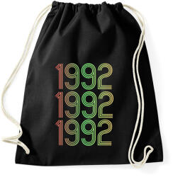 printfashion 1992 - Sportzsák, Tornazsák - Fekete (4278996)