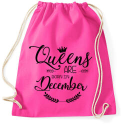 printfashion A királynők decemberben születnek - Sportzsák, Tornazsák - Fukszia (1119532)