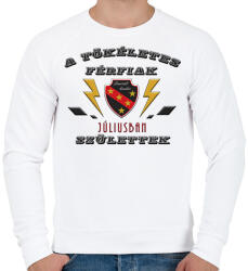printfashion Tökéletes férfi - Férfi pulóver - Fehér (2705578)
