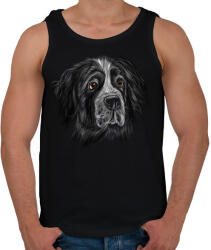 printfashion Berni pásztorkutya portré - Férfi atléta - Fekete (7058978)