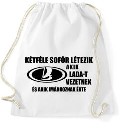 printfashion Kétféle sofőr: Lada - Sportzsák, Tornazsák - Fehér (2321243)