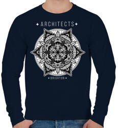 printfashion Mandala - Férfi pulóver - Sötétkék (118196)