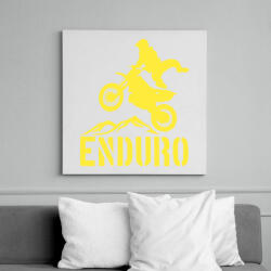 printfashion Enduro - Vászonkép - Fehér (6634815)