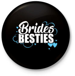 printfashion Brides BEST - Kitűző, hűtőmágnes - Fekete (3102920)