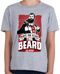 printfashion Ne félj, itt a szakállam! - Gyerek póló - Sport szürke (215674)